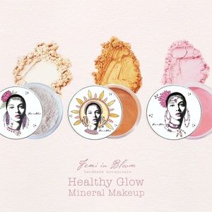 Healthy Glow Natural Beauty Loose Mineral Face Powder Trio Kit